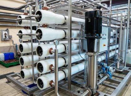 Reverse osmosis membrane skid